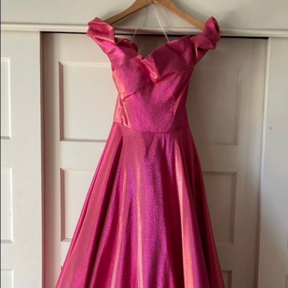 Pink sparkly Tarik Ediz size 0